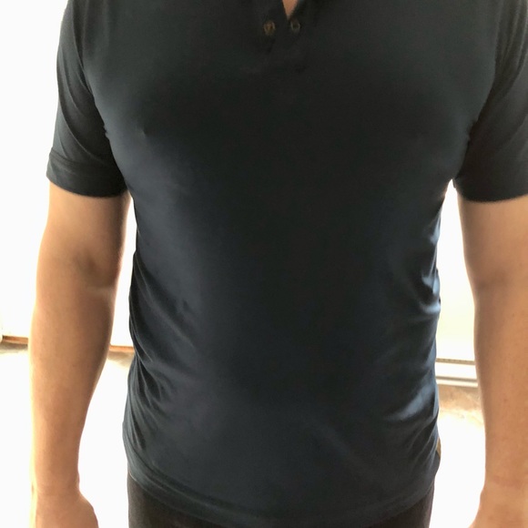 Polo Classic Shirt by Field & Stream in Light Navy Blue Size Small in EUC - Picture 2 of 12